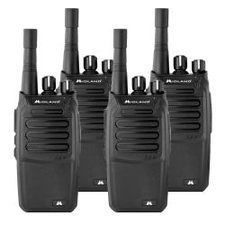Midland BR200 BizTalk Business Two Way Radio - 4 Pack Bundle w/ Chargers