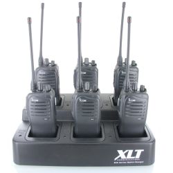 Icom F4011 Six Pack + Multi-Charger