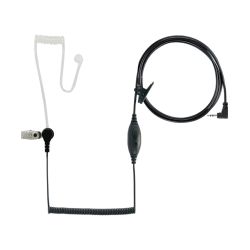 Cobra Surveillance Earpiece w/ PTT and Microphone (GA-SV01)