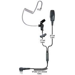 Klein RocketScience Patriot 2-Wire Surveillance Earpiece (S6-WP)