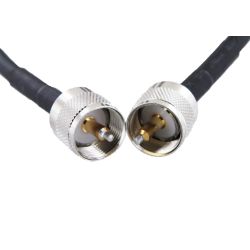 Browning RG-8X Low Loss Double Shielded Coax Cable Assembly (UHF Male to UHF Male)