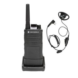 Motorola RM RMU2040 Radio + D-Ring Earpiece