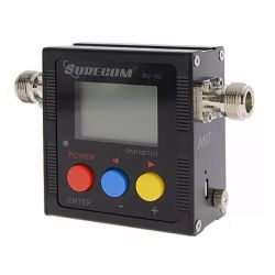 Surecom SW-102 SWR/Power Meter w/ Ground Plane (UHF/VHF 125-525 Mhz, N Connector, 120 Watt)
