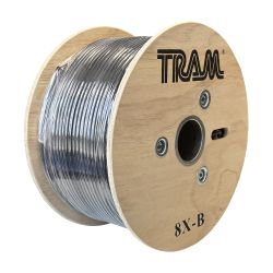 Tram Tramflex RG-8X Stranded Center Low Loss RF Coax Cable - 500 ft. Wood Reel