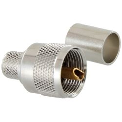 XLT BR-400 UHF Male Connector (crimp/solder)
