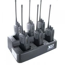 Motorola VX-261 UHF Radio Six Pack + Multi-Charger
