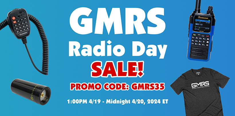 National GMRS Radio Day Sale 2024!