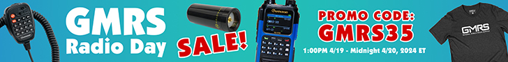 Get 10% off Wouxun GMRS Radios and Select GMRS Radio Accessories With Promo Code GMRS35