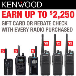 End of year rebates on Kenwood ProTalk business radios for 2020