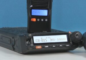 Why mobile GMRS radios don't transmit on channels 8-14