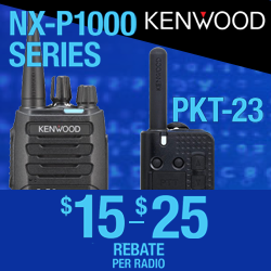 Buy 6 Kenwood Protalk radios and get a $15-$25 rebate per radio!