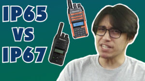 The difference between the IP65 and IP67 ratings of Wouxun S-Series Radios