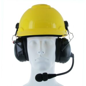 Hard hot sale hat headphones