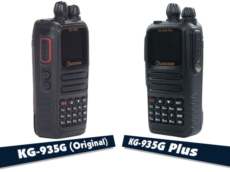 Wouxun KG935G and KG935G Plus Feature Comparison
