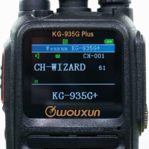 Wouxun KG-935G Plus programming and menu options