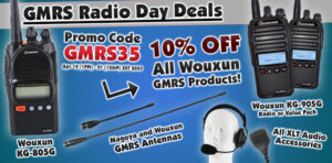 National GMRS Radio Day Sale 2023 - 35 Hours Only!