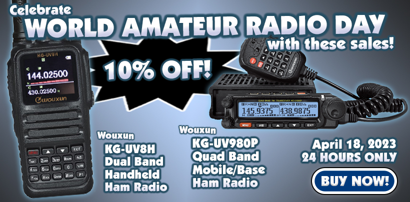 World Amateur Radio Day 2023 Sale!