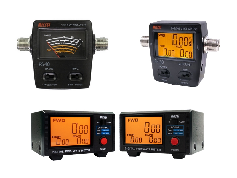 Nissei Power and SWR Meters