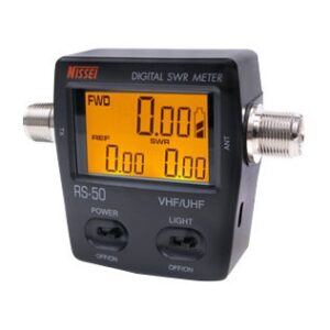 Nissei RS-50 Digital SWR and Power Meter (125-525 MHz, 120 Watts)