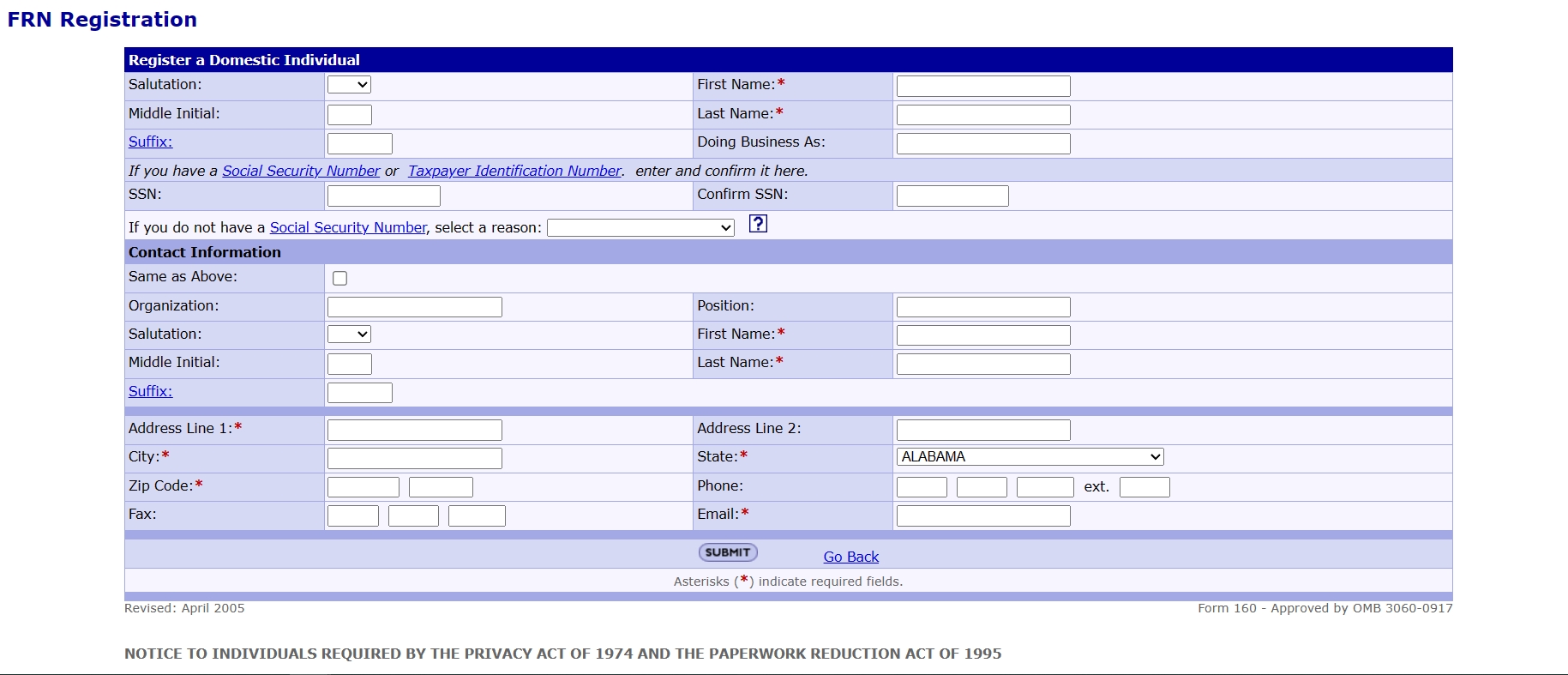 FRN Registration 3