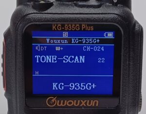 How to use Tone Scan on Wouxun two way radios