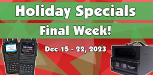 Final Week for 2023 Holiday Specials!