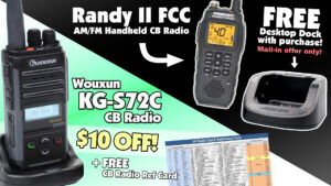 Specials on Two Handheld CB Radios in February 2024