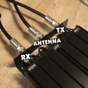 How to connect two KG-1000G radios to a GMRS duplexer