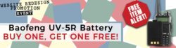 Baofeng and TYT BOGO Battery offers!