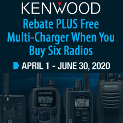 Spring rebates for 2020 on Kenwood ProTalk business radios!